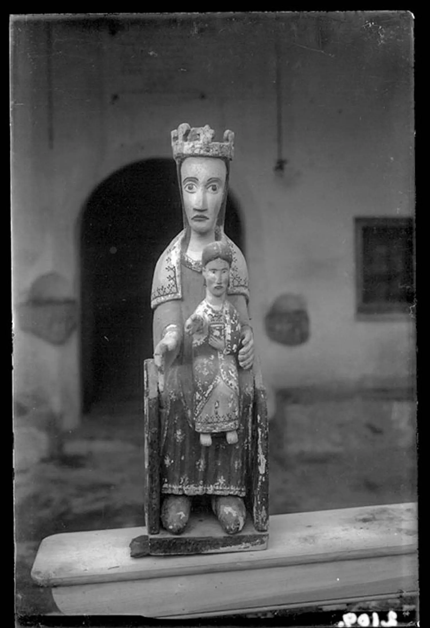 Virgen de Meritxell original - antes del incendio