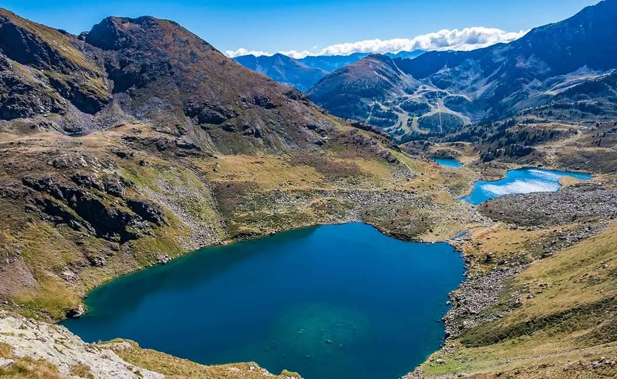 Panorámica de los Lagos de Tristaina