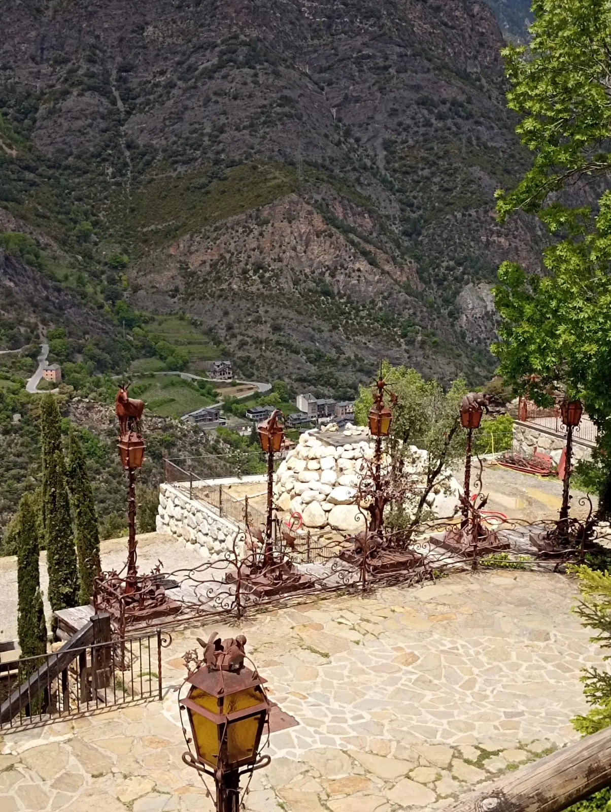Vue sur la montagne