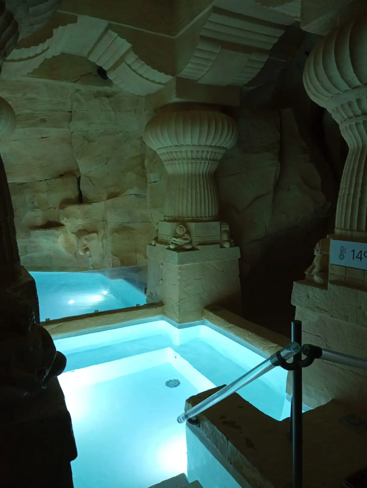 Baños Indoromanos agua fría