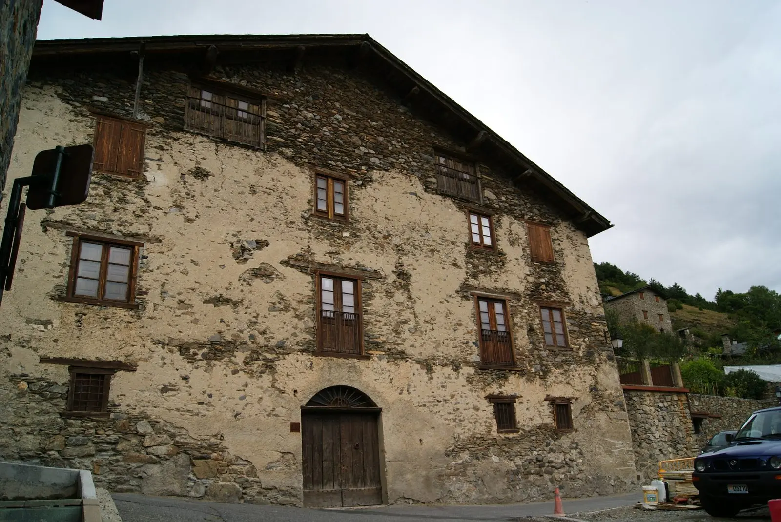 Facade of Casa Rull in Sispony