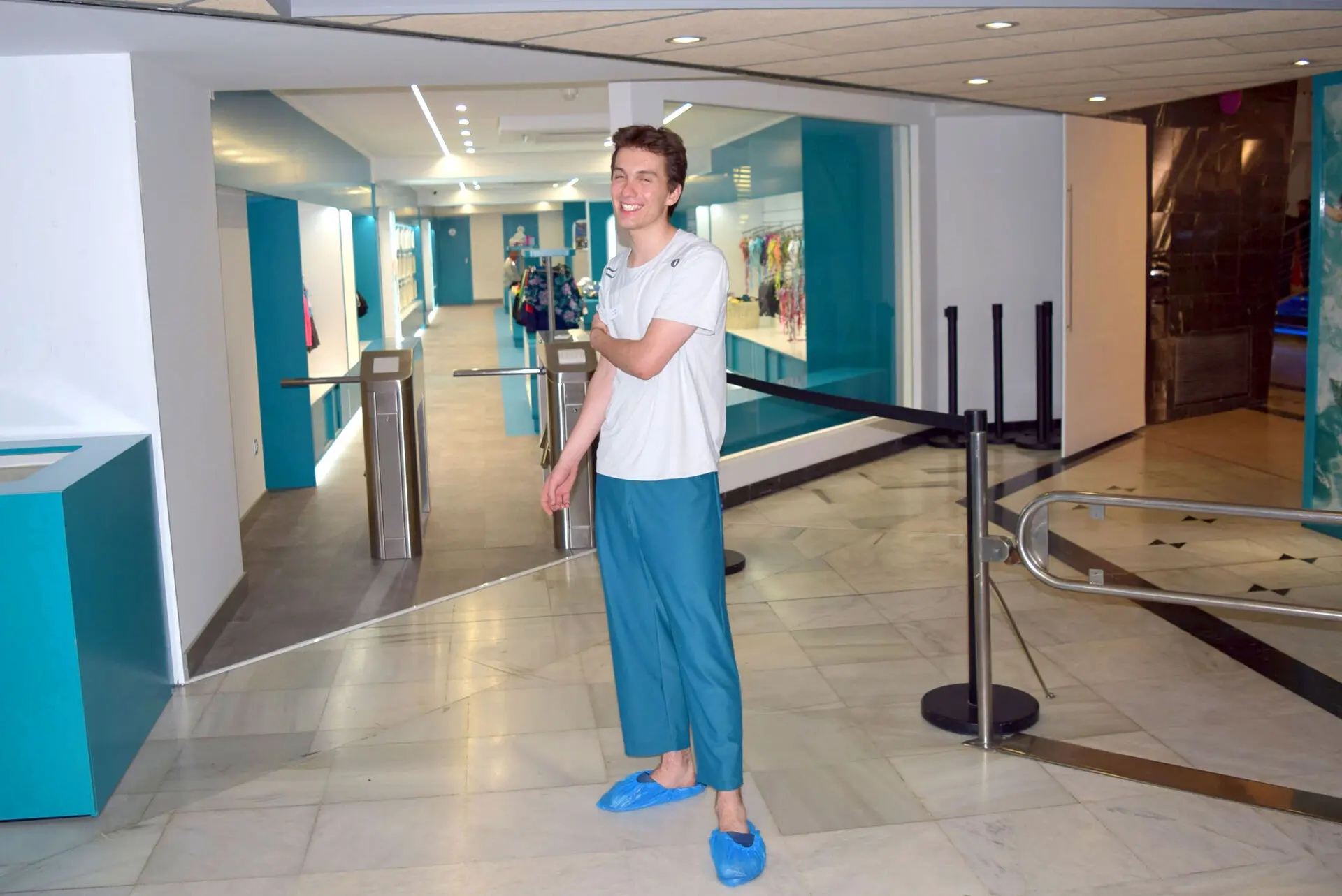 Manuel trabajando en Caldea