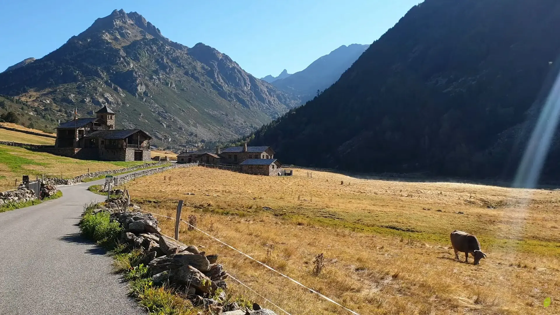 Vista del Valle de Incles en Canillo, Andorra