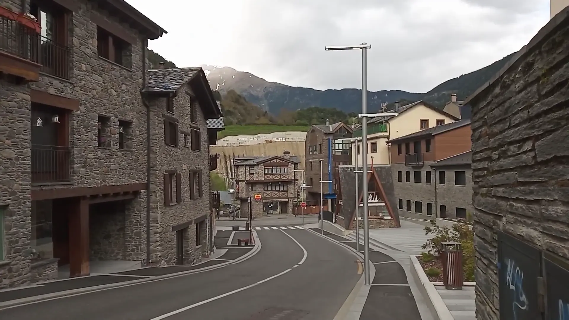 Vista del pueblo de La Massana, Andorra