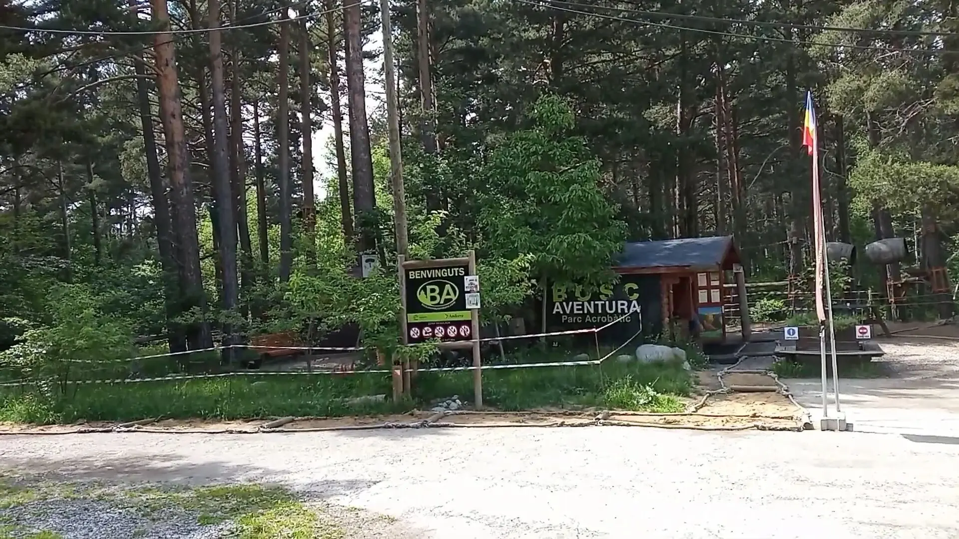 Entrada del Bosc Aventura Engolasters