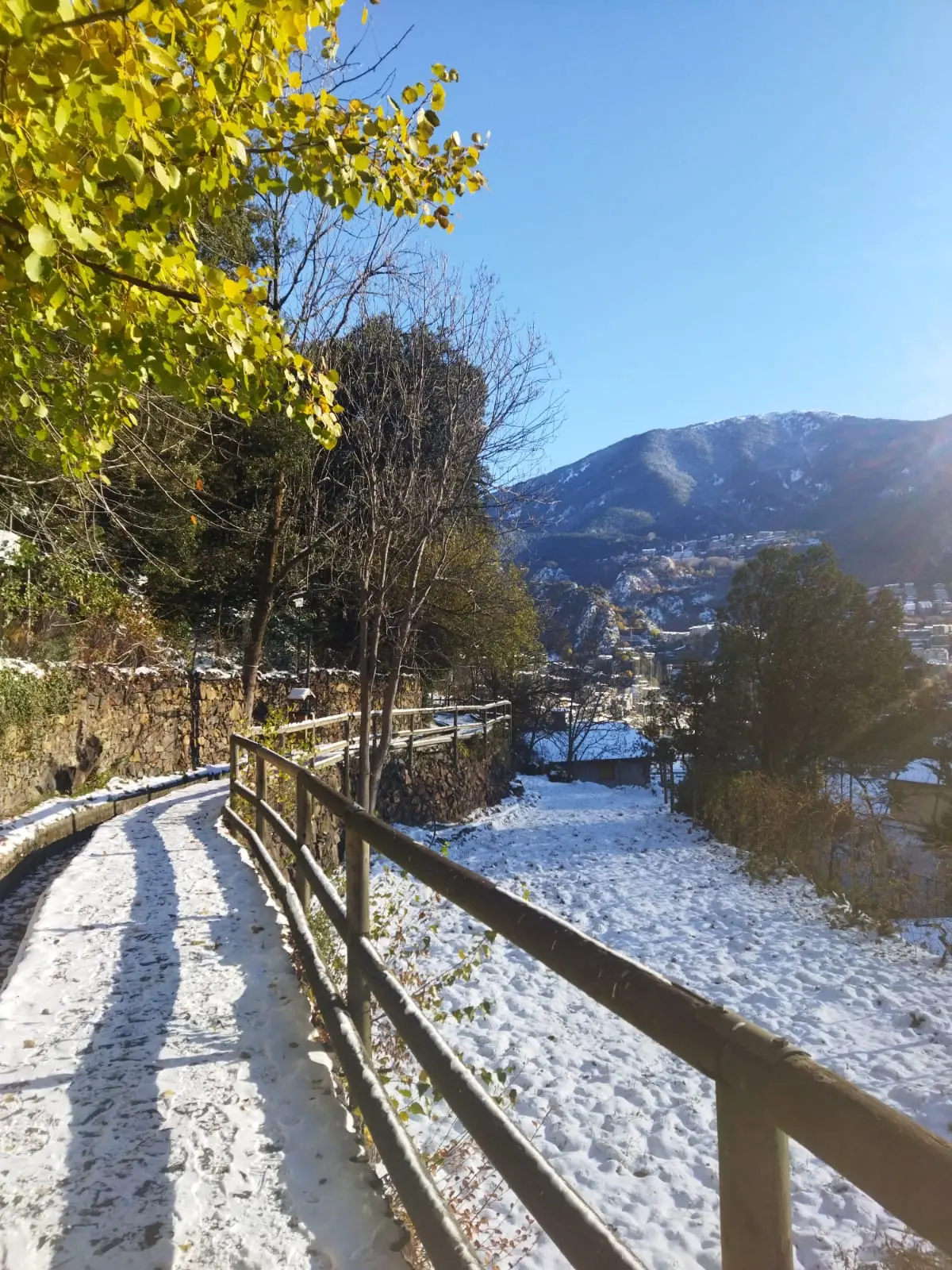 Rec del Solà en invierno