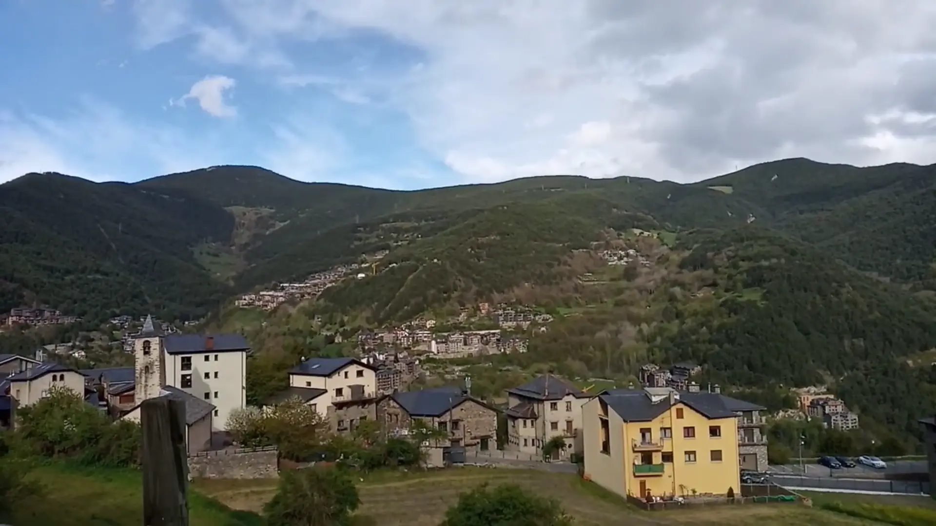 View of the village of Sispony in La Massana, Andorra